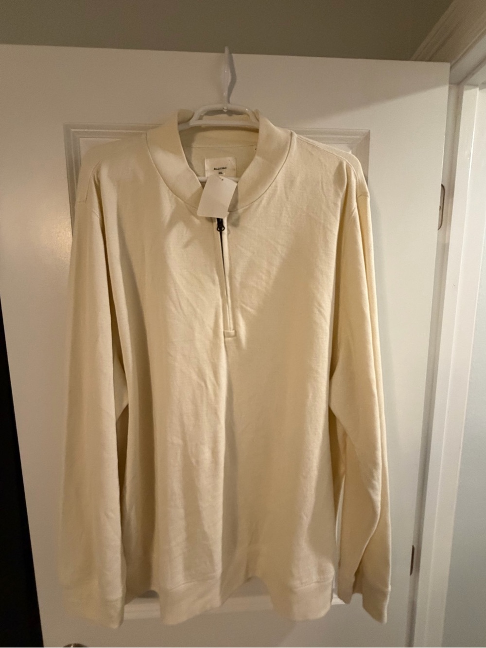 Men’s Billy Reid quarter zip pullover size XXL NWT